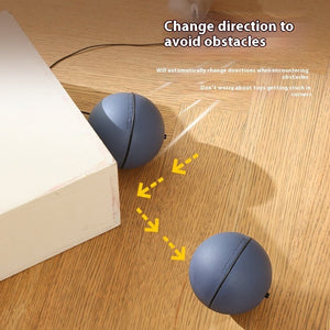 Cat Toys Mouse Teaser Ball Funny Moving Toy For Pets Cat Dog Electric Teaser Ball Automatic Intelligent Rolling Ball Pet Products - Zambeel