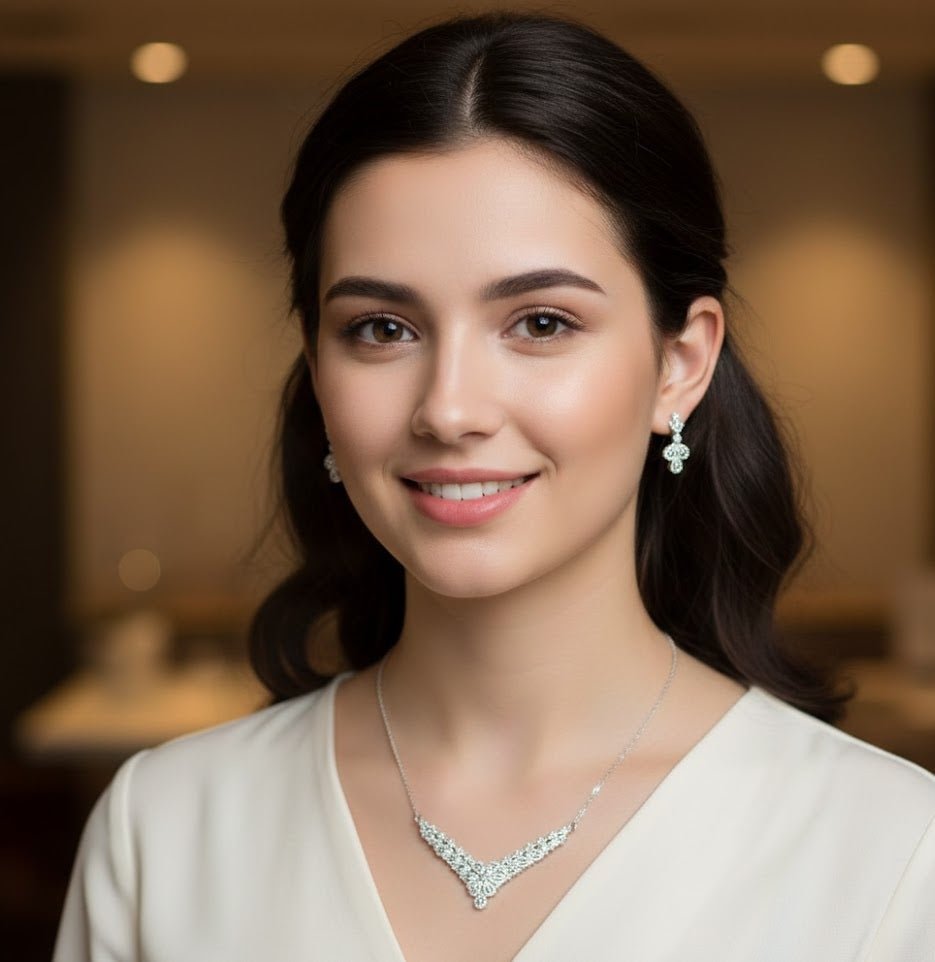 Celeste Vine Crystal Jewelry Set - Zambeel