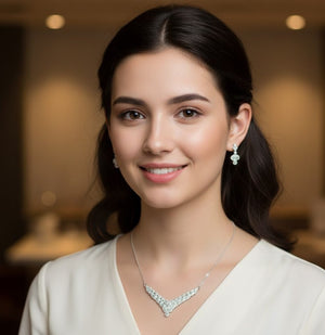 Celeste Vine Crystal Jewelry Set - Zambeel