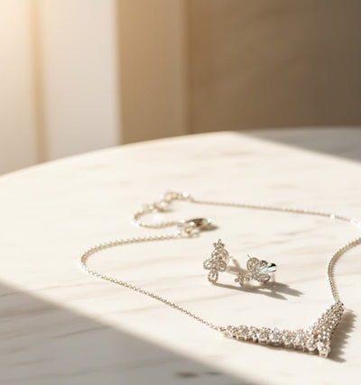 Celeste Vine Crystal Jewelry Set - Zambeel