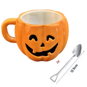 Ceramic Halloween Pumpkin Mug - Zambeel