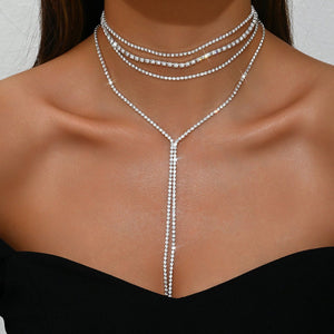 Chain Body Fashion Multi - layer Necklace - Zambeel