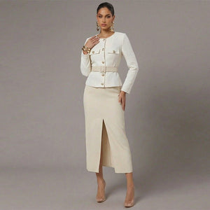 Chanel - style Coat 2025 FallWinter French Long - Sleeve Jacket For Women - Zambeel