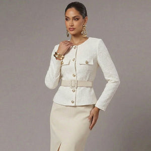 Chanel - style Coat 2025 FallWinter French Long - Sleeve Jacket For Women - Zambeel