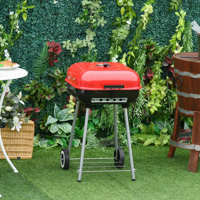 Charcoal with Wheels and Shelf - Zambeel