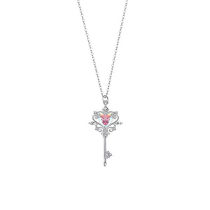Charming Zircon Key Necklace For Women Ethereal Fairy - Like And Lightly Luxurious - Zambeel