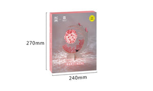 Cherry Blossom Season Small Night Light Paper Sculpture Lamp Under The Cherry Tree Ancient Style Creative Birthday Gift Decoration - Zambeel