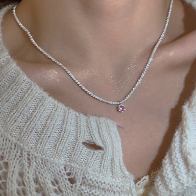 Chic Minimalist Chanel - style Starry Night Clavicle Necklace - Zambeel