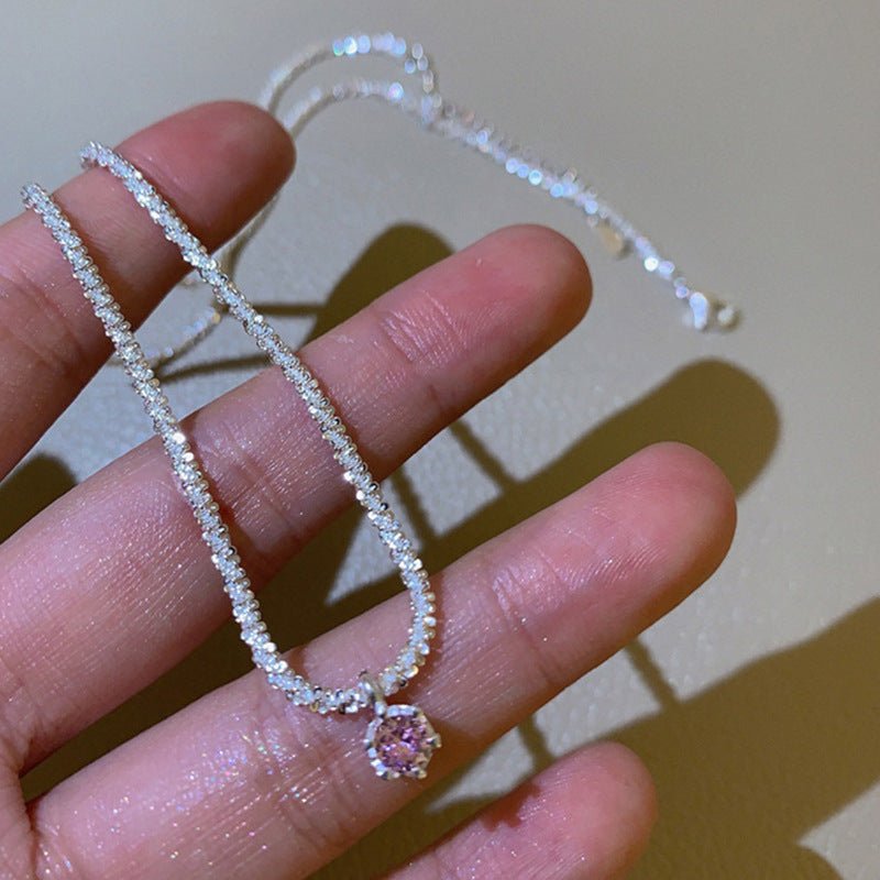 Chic Minimalist Chanel - style Starry Night Clavicle Necklace - Zambeel