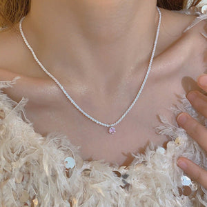Chic Minimalist Chanel - style Starry Night Clavicle Necklace - Zambeel
