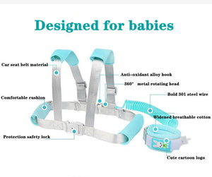 Children's Anti - lost Belt Traction Rope Baby Anti - lost Rope Backpack Walking Baby Artifact - Zambeel