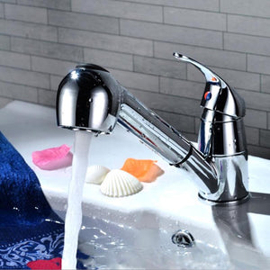 Chrome Kitchen Tap Spare Faucet Pull Out Spray Shower Head - Zambeel