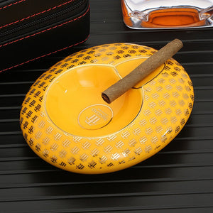 Cigar Ashtray Ceramic Portable Cigar Extinguisher Cuban Cigar Ashtray - Zambeel