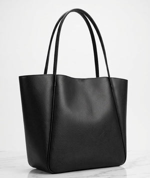 Classic Leather Tote Bag for Women - Zambeel