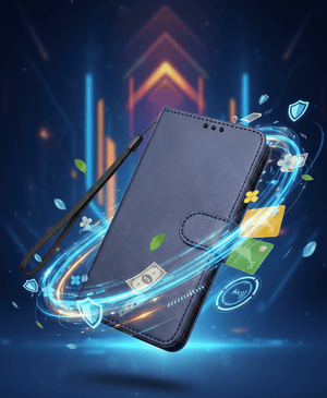 Classic Leather Wallet Flip Case - Zambeel