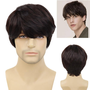 Classic Short Layered Men’s Wig - Zambeel