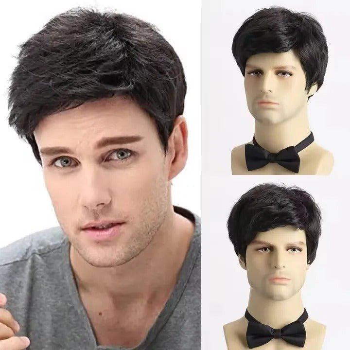 Classic Short Layered Men’s Wig - Zambeel