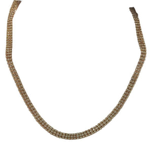 Clavicle Chain Wedding Dress Studio Popular Ornament Three - layer Zircon Necklace - Zambeel