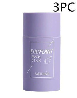 Cleansing Green Tea Mask Clay Stick Oil Control Anti - Acne Whitening Seaweed Mask Skin Care - Zambeel
