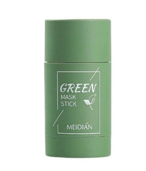 Cleansing Green Tea Mask Clay Stick Oil Control Anti - Acne Whitening Seaweed Mask Skin Care - Zambeel