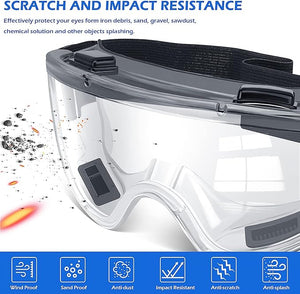 Clear Anti - Fog Safety Goggles - Zambeel