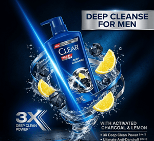 Clear - Men Deep Cleanse Anti - Dandruff Shampoo - Zambeel