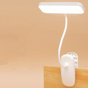 Clip - on LED Table Lamp Rechargeable Plug - in Reading Bedside Lamp In Student Dormitory - Zambeel