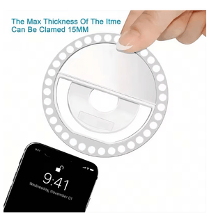 Clip - On Selfie Ring Light - Zambeel