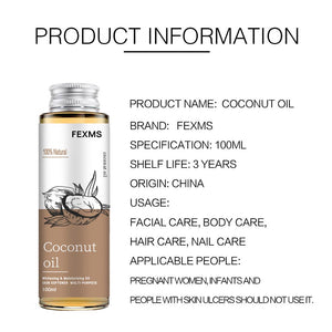 Coconut Skin Care Massage Body Care Essential Oil - Zambeel