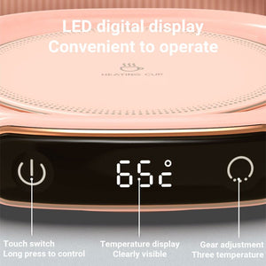 Coffee Mug Warmer Warm Coaster Smart Heating Cup Thermal Insulation Constant Temperature Coaster Heating Pad Desktop - Zambeel