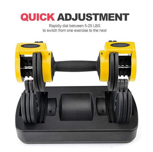 Compact Adjustable Dumbbell © - Zambeel