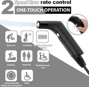 Compact Rechargeable Bidet Sprayer for Travel - Zambeel