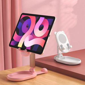 Compatible with Apple, Bunny Bear Style Phone Holder Tablet Stand For Iphone Ipad Tablet Adjustable Desk Phone Stand Desktop Holder For Xiaomi Tablet - Zambeel