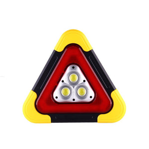 Compatible with Apple, Car Tripod Warning Sign Car Triangle Sign Auto Luminous Car Tripod Parking Reflective Solar Light - Zambeel