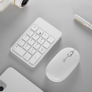 Compatible with Apple , Charging Wireless Bluetooth Digital Keyboard Mouse Apple Notebook - Zambeel