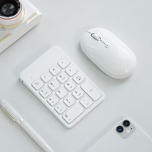 Compatible with Apple , Charging Wireless Bluetooth Digital Keyboard Mouse Apple Notebook - Zambeel