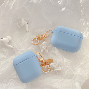 Compatible with Apple, Compatible with Apple , Little Angel Earphone Cover Suitable For Airpods Protective Cover Personality Creative Female Tide Soft Shell Silicone - Zambeel