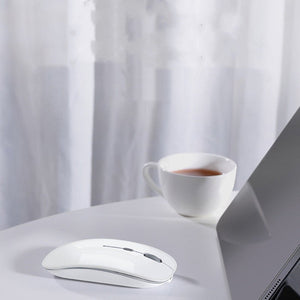 Compatible with Apple, Ipad Wireless Bluetooth Mouse For Rechargeable Laptop - Zambeel