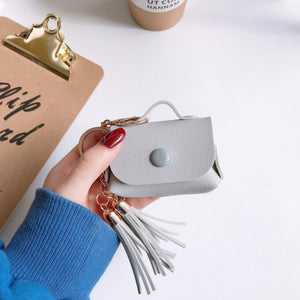Compatible with Apple, Leather tassel Airpods Pro case - Zambeel