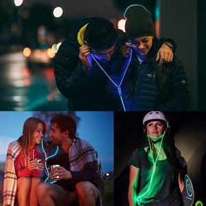 Compatible with Apple , Magic Light LED Earphone - Zambeel
