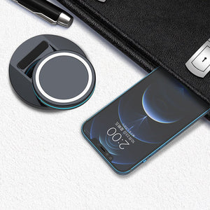 Compatible with Apple, Magnetic Wireless Charger Magsafe 3 In 1 Folding Charging Stand For Iphone12 Magnetic Charger - Zambeel