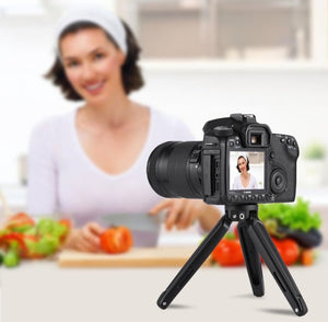 Compatible With Apple, Mobile Phone Metal Mini Tripod Desktop Tripod - Zambeel