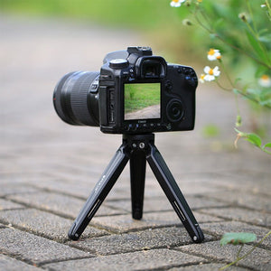 Compatible With Apple, Mobile Phone Metal Mini Tripod Desktop Tripod - Zambeel