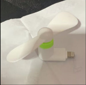 Compatible with Apple , Mobile Phone Mini Fan Android Portable Mobile Phone Mini Fan - Zambeel
