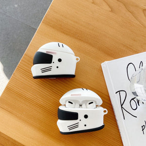 Compatible With Apple, Motorcycle Helmet Airpods Pro Protective Cover - Zambeel