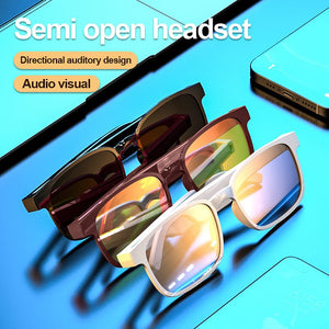 Compatible with Apple , Sports Waterproof Running Smart Bluetooth Sunglasses - Zambeel