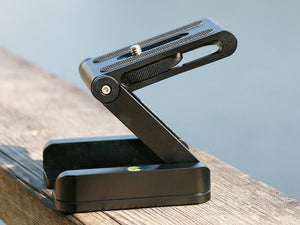 Compatible with Apple, Ulanzi Z Flex Tilt Tripod Head Aluminum Alloy Folding Quick Release Plate Stand Mount Spirit Level For Phones Camera - Zambeel