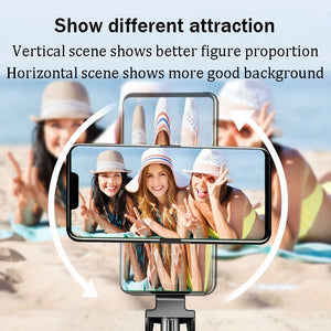 Compatible with Apple, Xt02 Bluetooth Selfie Stick Remote Control High - End Tripod Mobile Phone Universal Live Camera Multifunctional Support Frame - Zambeel