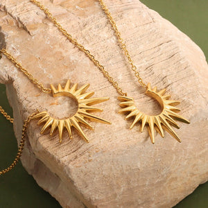 Cool Style Unique Geometric Light - emitting Pendant Necklace - Zambeel