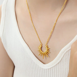 Cool Style Unique Geometric Light - emitting Pendant Necklace - Zambeel